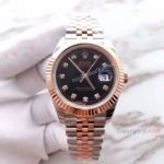 (EW) Rolex Datejust II 41mm 3255 Black Diamond Face Watch Best AAA Replica Watches China Dealer